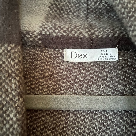 Dex plaid sweater jacket - Picture 3 of 5
